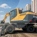 Колесный экскаватор Hyundai R140W