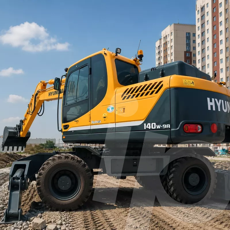 Колесный экскаватор Hyundai R140W