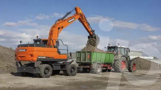 Колесный экскаватор Doosan S210W