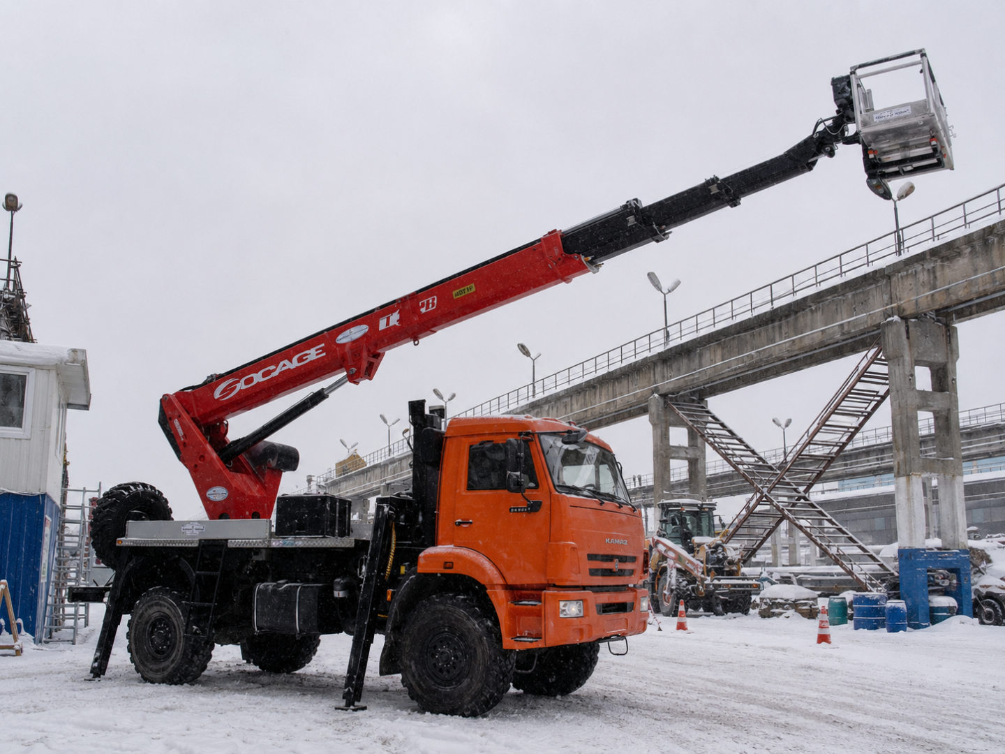 Автовышка 28 метров КАМАЗ